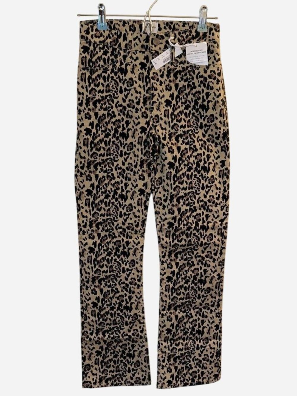 J.Crew Leopard Print Mid-Rise Straight Leg Jeans Size 24 | NWT - Picture 2 of 9